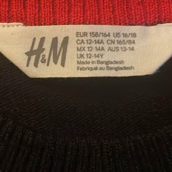 BRAND NEW boy youth h&m christmas sweater size 12-14Y (no tag - in bag) - Picture 5 of 5